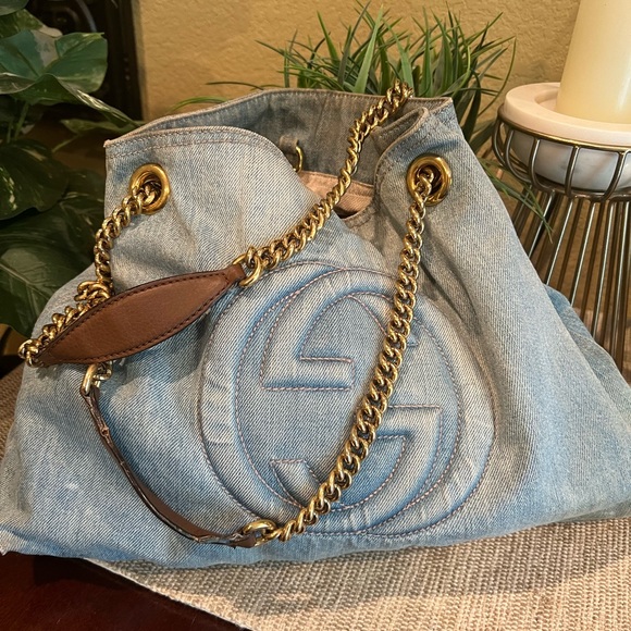 Gucci Handbags - SOLD ! Gucci soho Jean bag purse rare crossbody shoulder bag